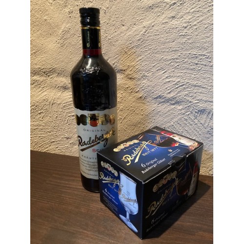 Original Radeberger seit 1877, 1,0 l.+ Glas 4 cl. 6er Pack